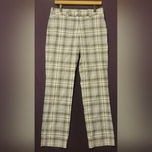 Nike Golf Tour Performance Dri-fit Plaid Pants - Black and White. Size 6